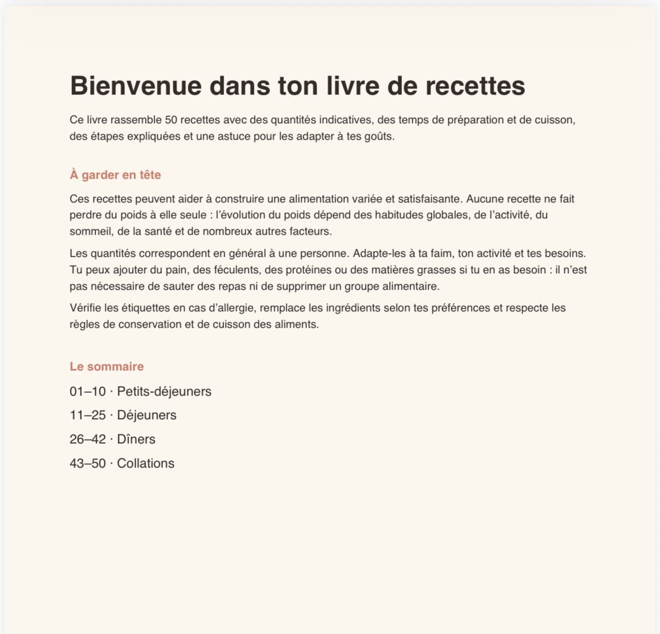 50 recettes équilibrées — visuel 2
